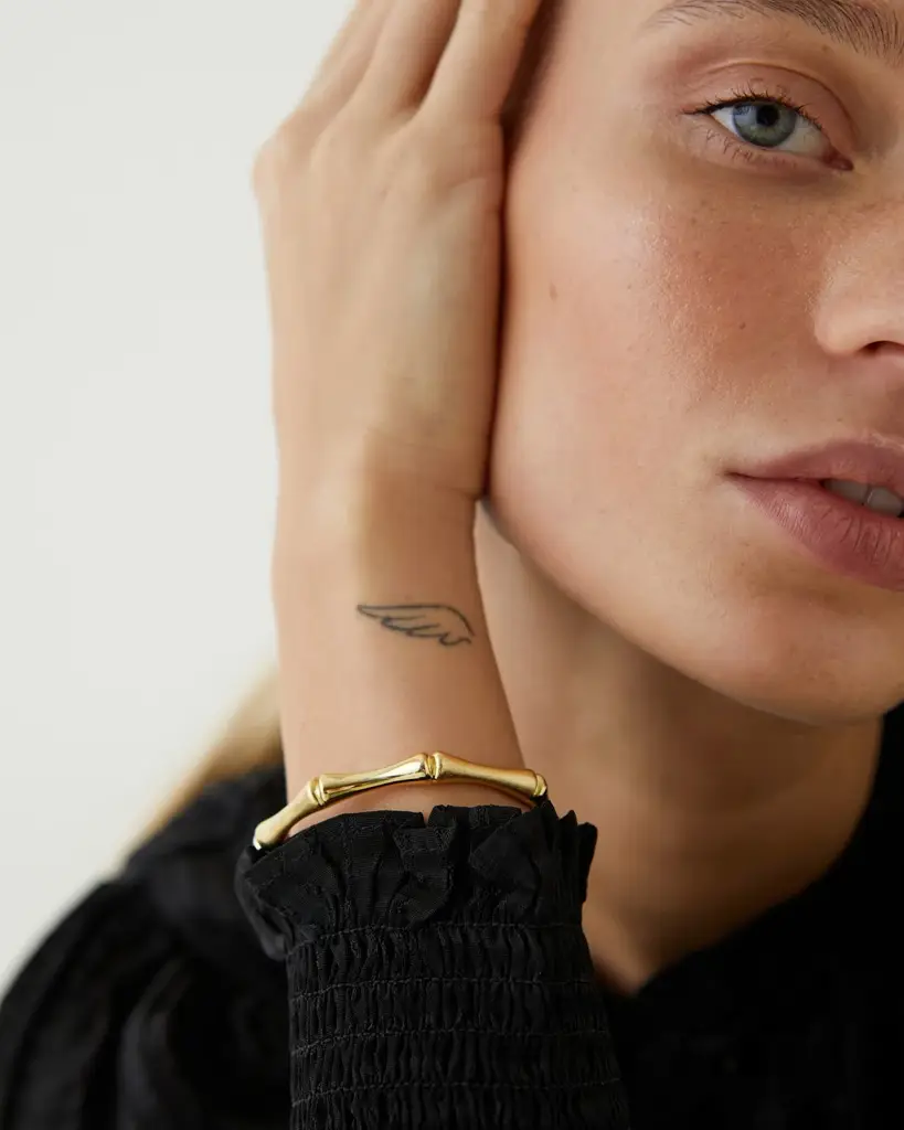 Bamboo Open Cuff Bracelet : MJ25