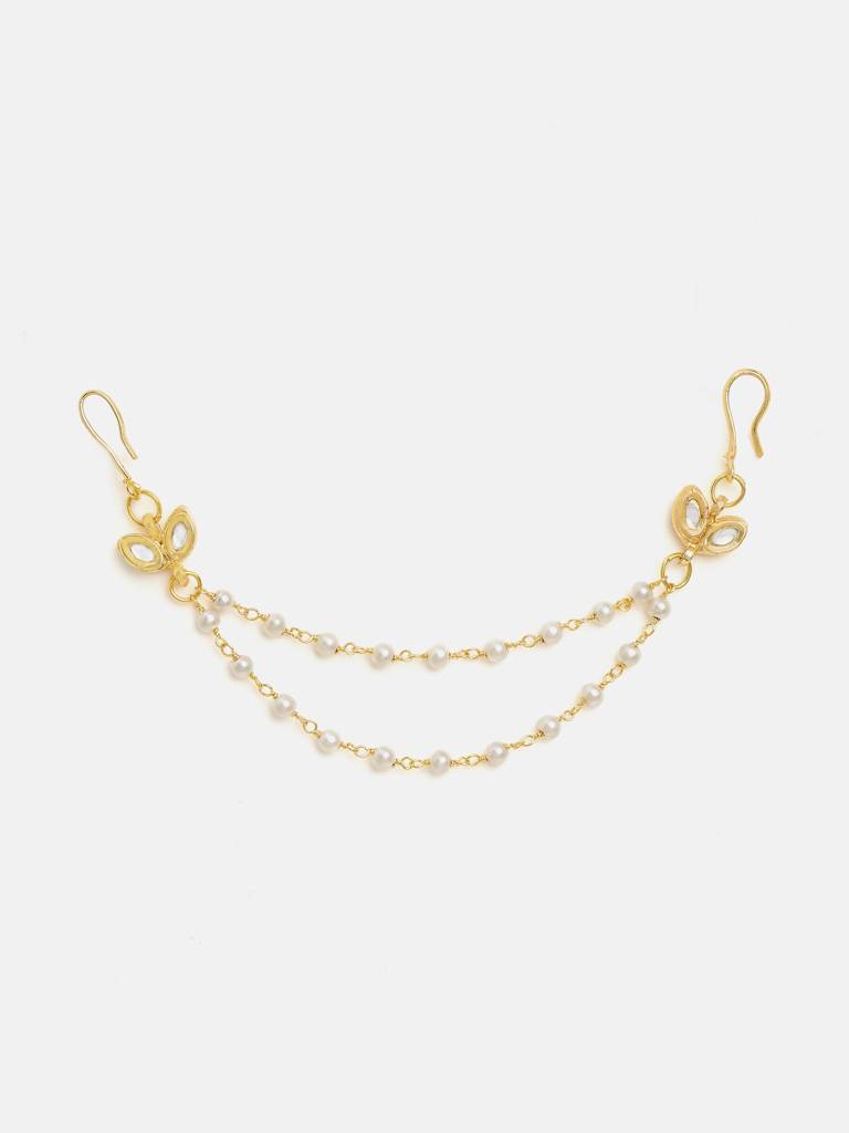 Ruby Raang Pearl Hair Jewellery : RRKDEC25-21