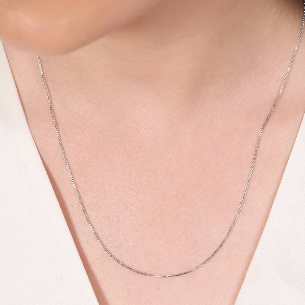 Silver Box 925 Silver Chain : CH-10002