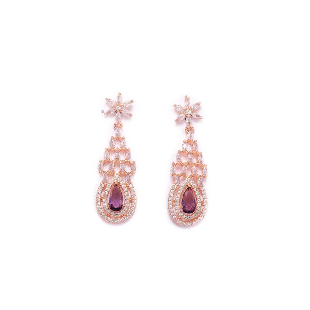 Glowing Droplet Necklace Set : NR023