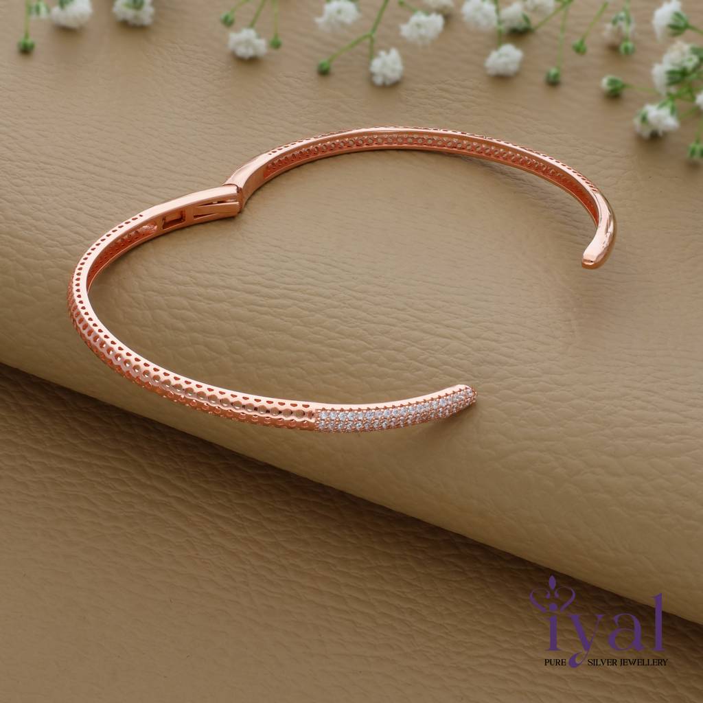 Elegant 925 Silver Kada : KA-11