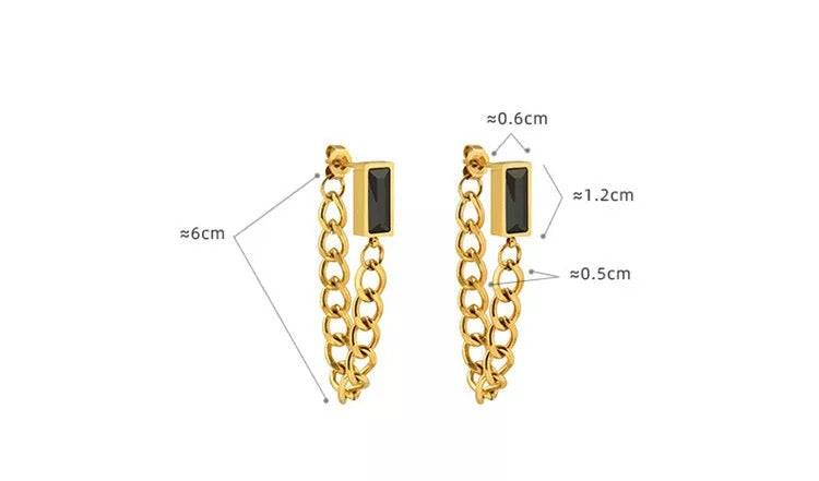 Bolo Chain Earrings : MJ05