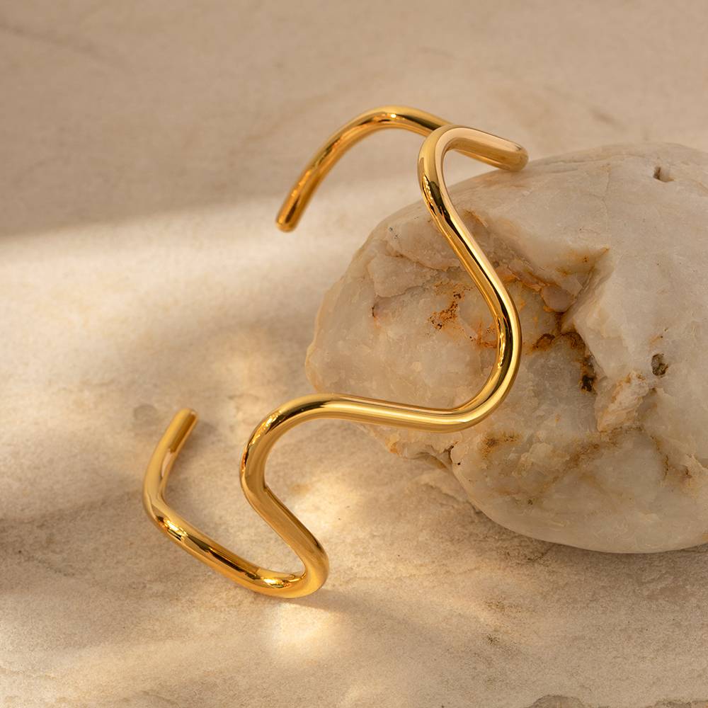 Golden Ripple Cuff : JD-BR-CG-01