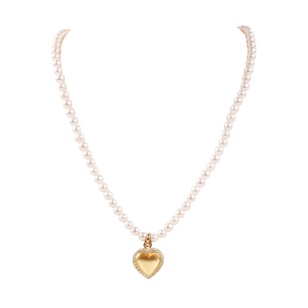 Detachable Heart Necklace - Wear 3 Ways : NCK-HRT-3-DTCH