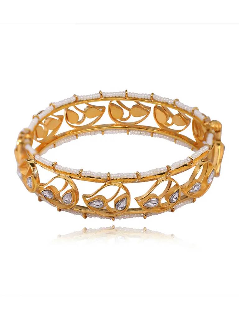 Silver 92.5 Aam Ras Bangle : U080SG028LB0706
