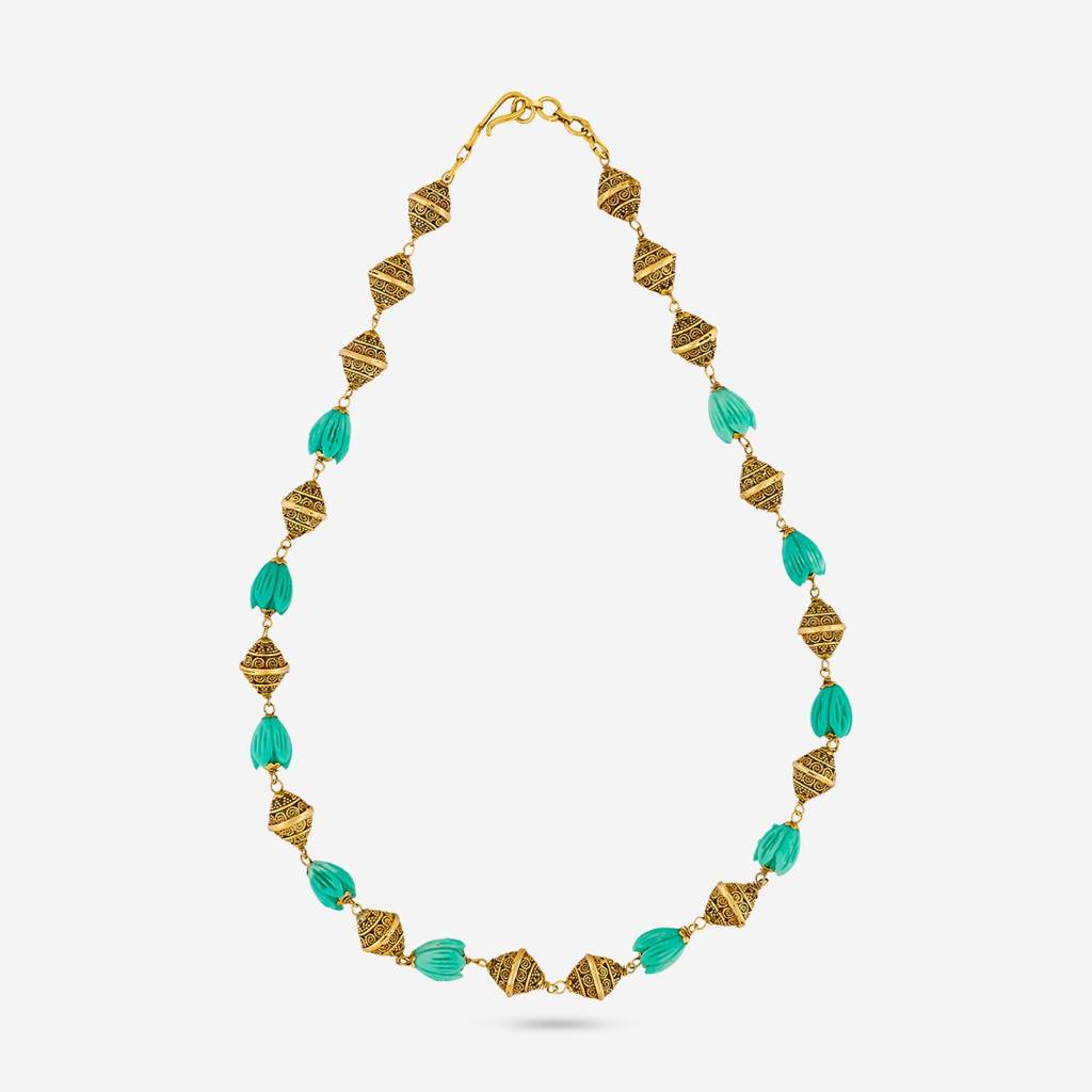 Ferozi Gold Plated Antique Chain - 462755 : 462755