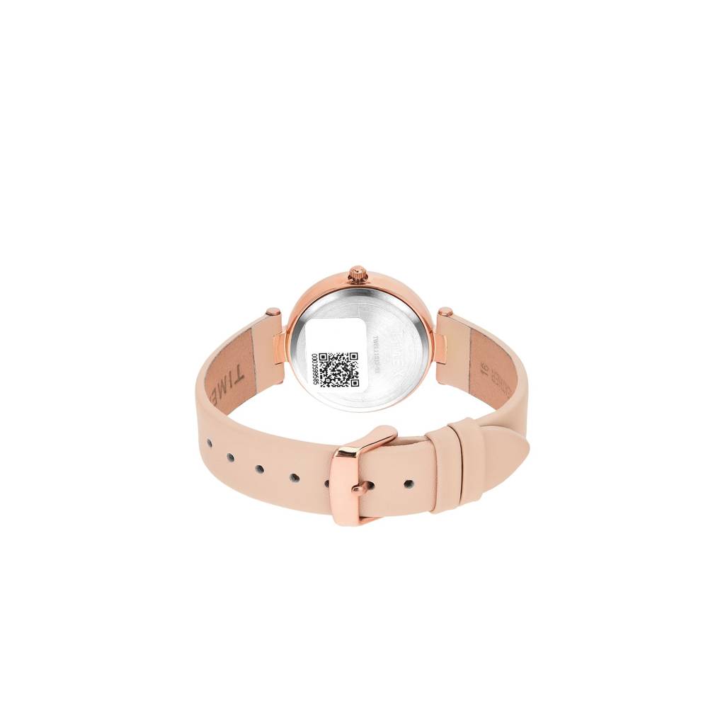 Timex Round 34Mm Rose Gold Dial Analog Women Watch - Twel11817 : TWEL11817