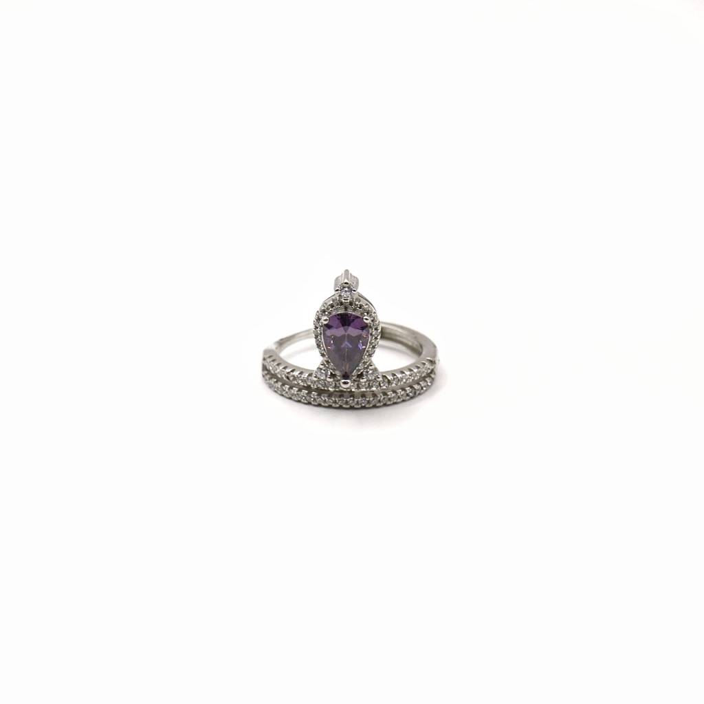 Sterling Silver Teardrop Ring : RGS001
