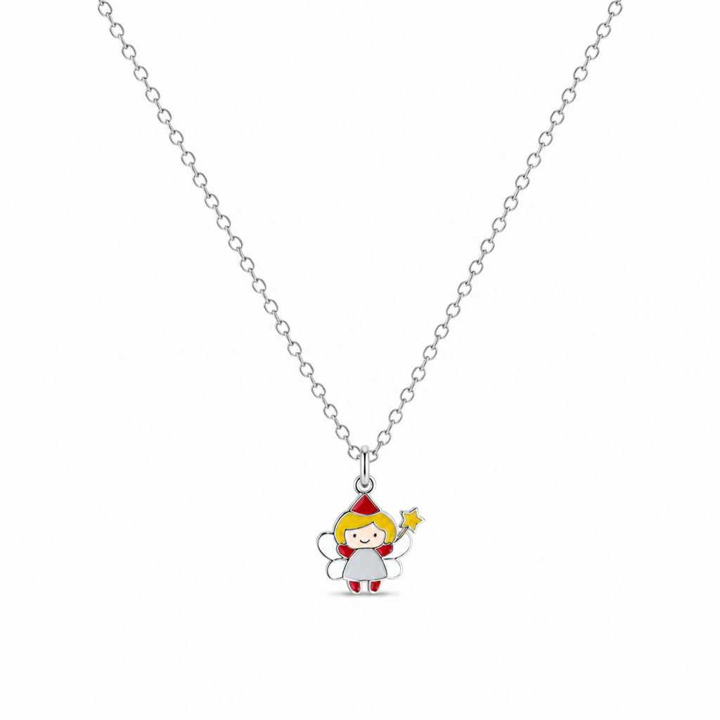925 Silver Fairy Magic Pendant Necklace : PH05970