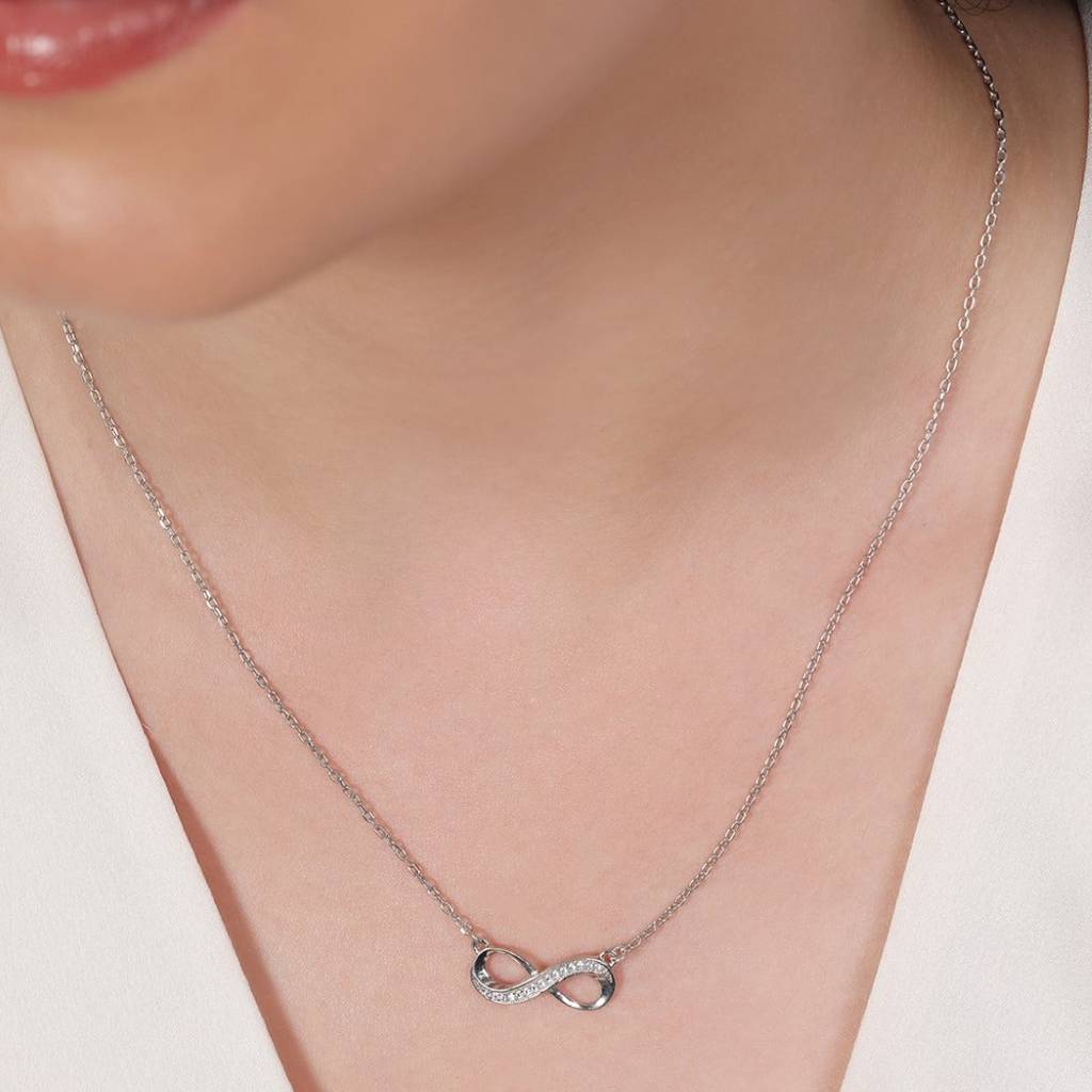 Infinity 925 Silver Necklace : NL-30075