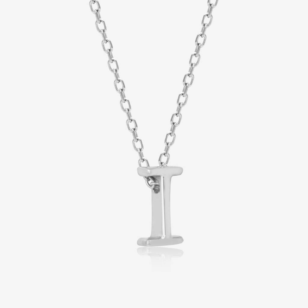 Infinite I Initial Necklace : DIN68