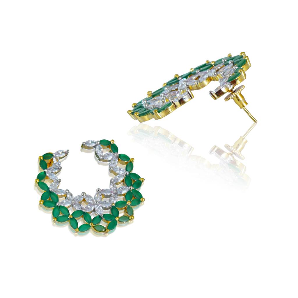 Zirconia Stud Earrings : IE257A