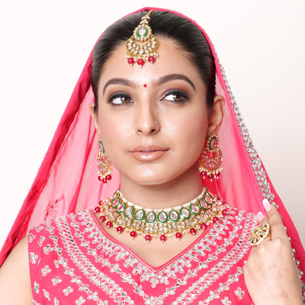 Bridal Kundan Choker Set : NL006