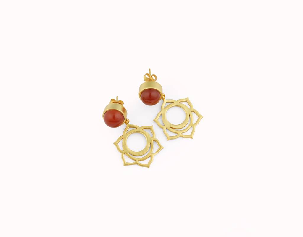 Sacral Chakra Earrings : IVBE11