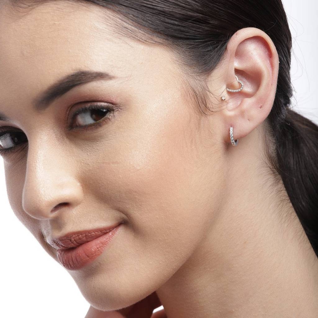 The Classic Moment Hoop 925 Silver Earrings : EAR-20112