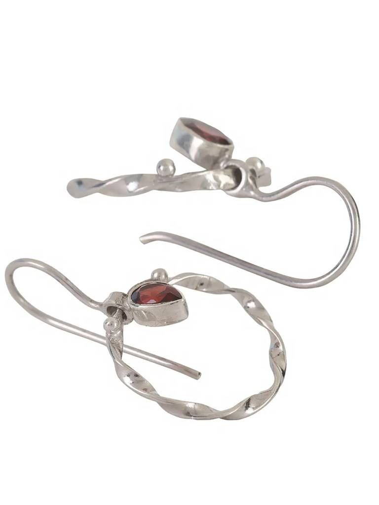 92.5 Silver Loop Earring : U080SO004E0801