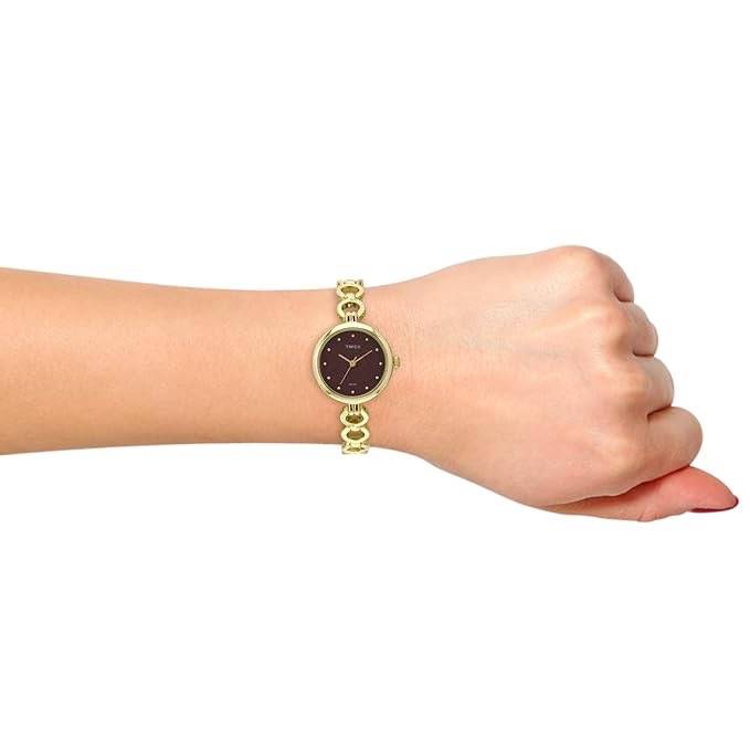 Timex Round 26Mm Dial Analog Women Watch - Twel11415 : TWEL11415