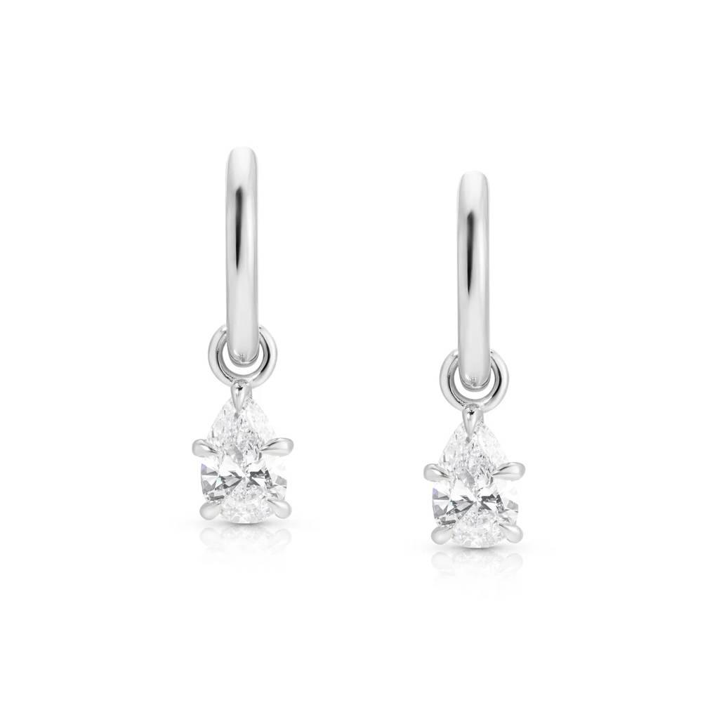 Pear Huggie Earrings : SG022