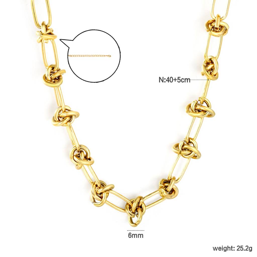 Knot Chain Necklace : AS-NK-CG-26