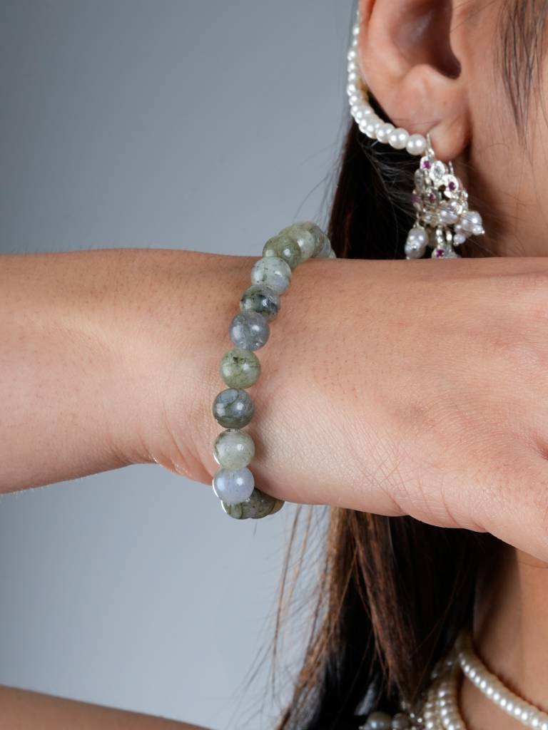 Labradorite Bracelet For Creativity And Spiritual Awakening : IVB07