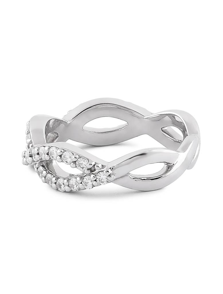 925 Silver Infinity Band Ring
