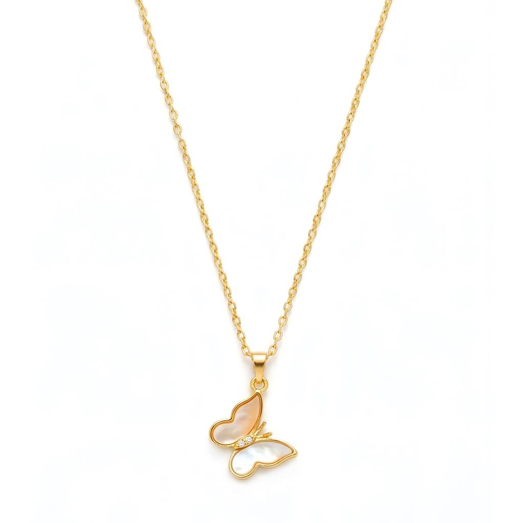 Ethereal Butterfly Pendant Necklace : HSPS60MB1382