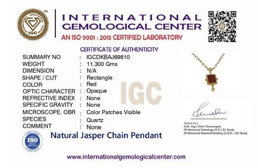 Mooladhar Root Chakra Pendant Necklace : IVBN46