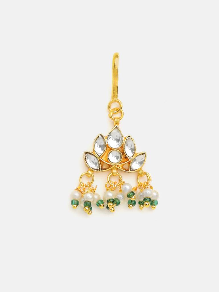 Ruby Raang Lotus Dangling Hair Brooch : RRKDEC25-27