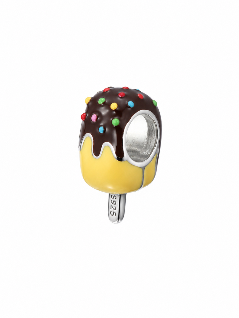 925 Silver Pink Scoopie Charm : WC00007