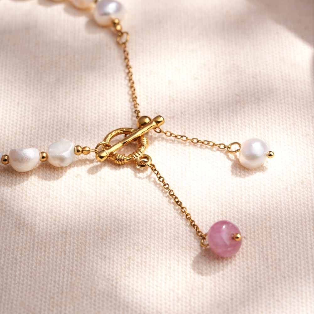 Palmonas Pearl Bloom Bracelet For Women - Waterproof & Anti-Tarnish : SSWBR0456