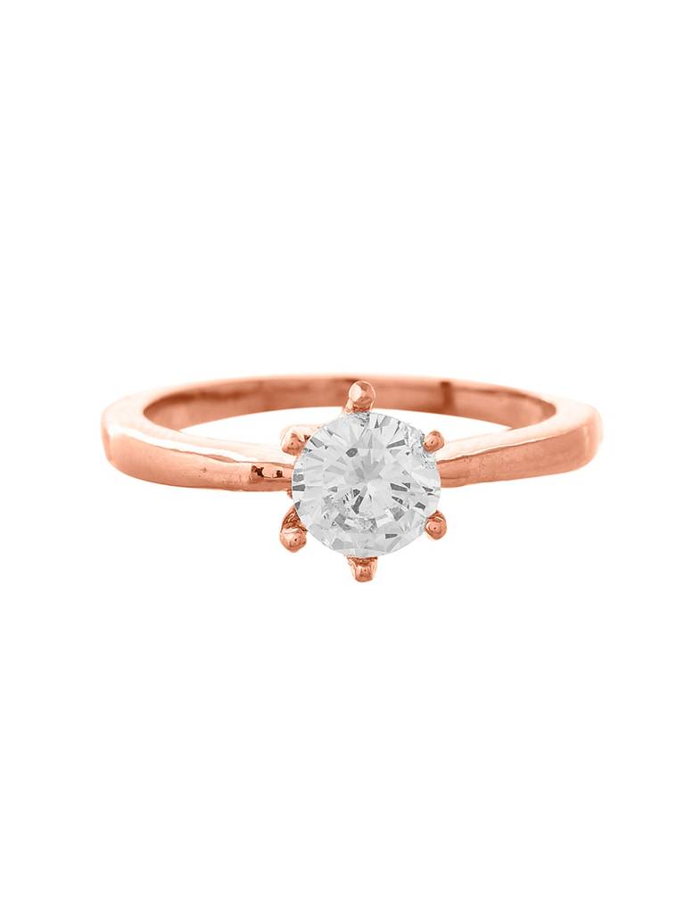 Valentines Day Promise Solitaire Ring : 8905124576832
