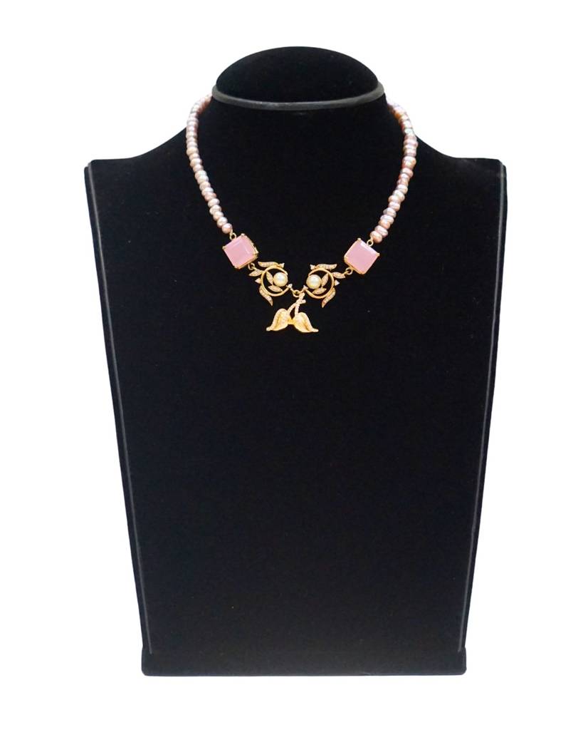 Alankar Flora Fauna Princess Necklace : DRJ12267H