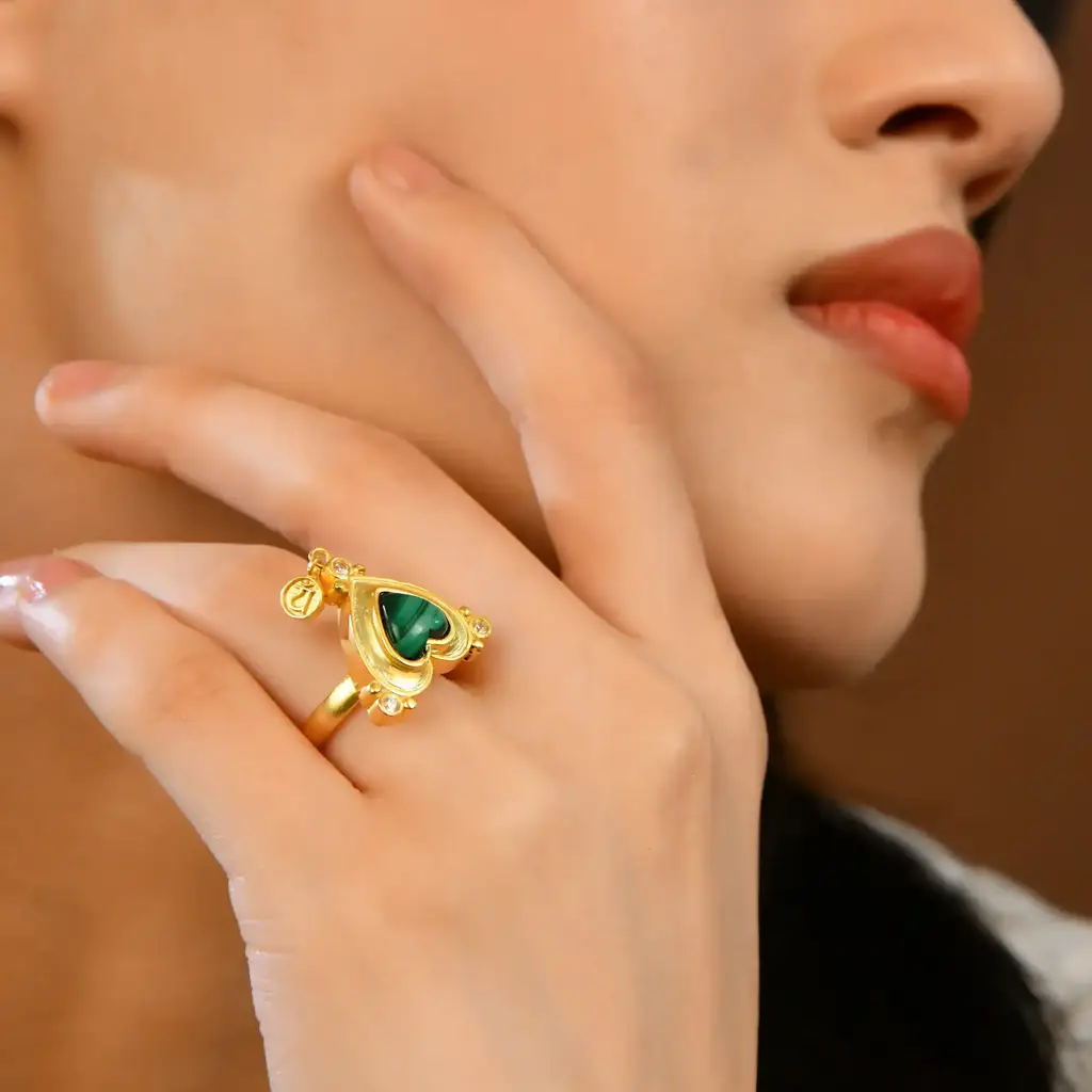 Anahata - Throat Chakra Ring : IVBR04
