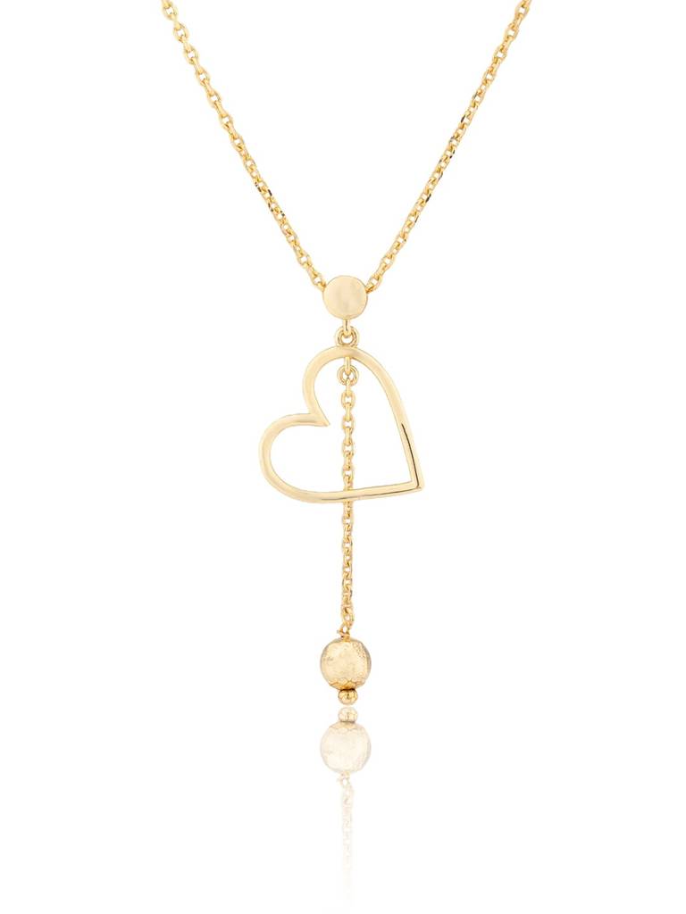 Valentine’S Day Golden Drop Of Love Sterling Silver Pendant : 8905124574999