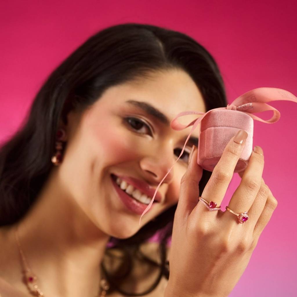 Zavya Promise-Box X Infinite Sparkle Adjustable Rhodium Plated Ring (Adjustable) : RNG-40457-R-RNGBOX