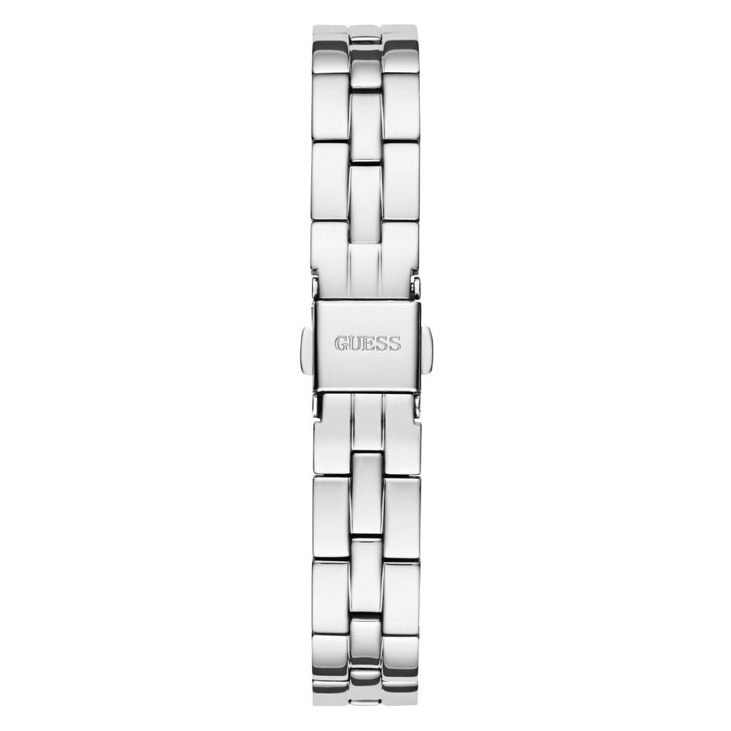 Guess Round 28Mm Silver Dial Analog Women Watch - Gw0762L1 : GW0762L1