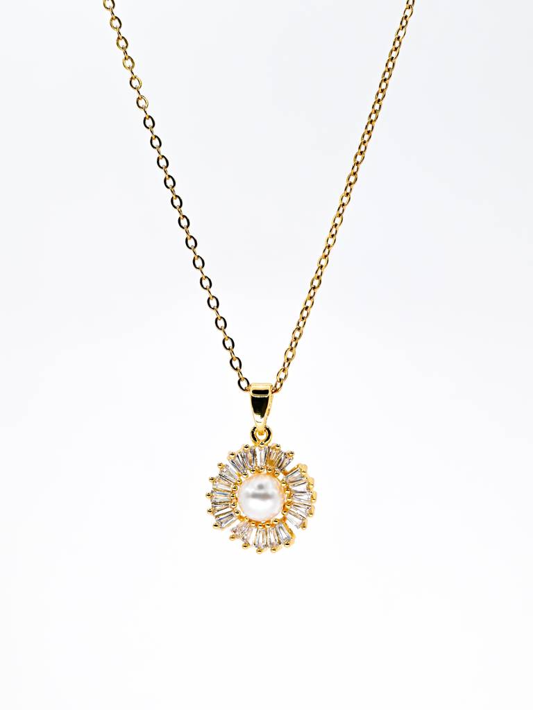 Vaidiki Necklace | Anti Tarnish | 18K Gold Plated : RKAT000007