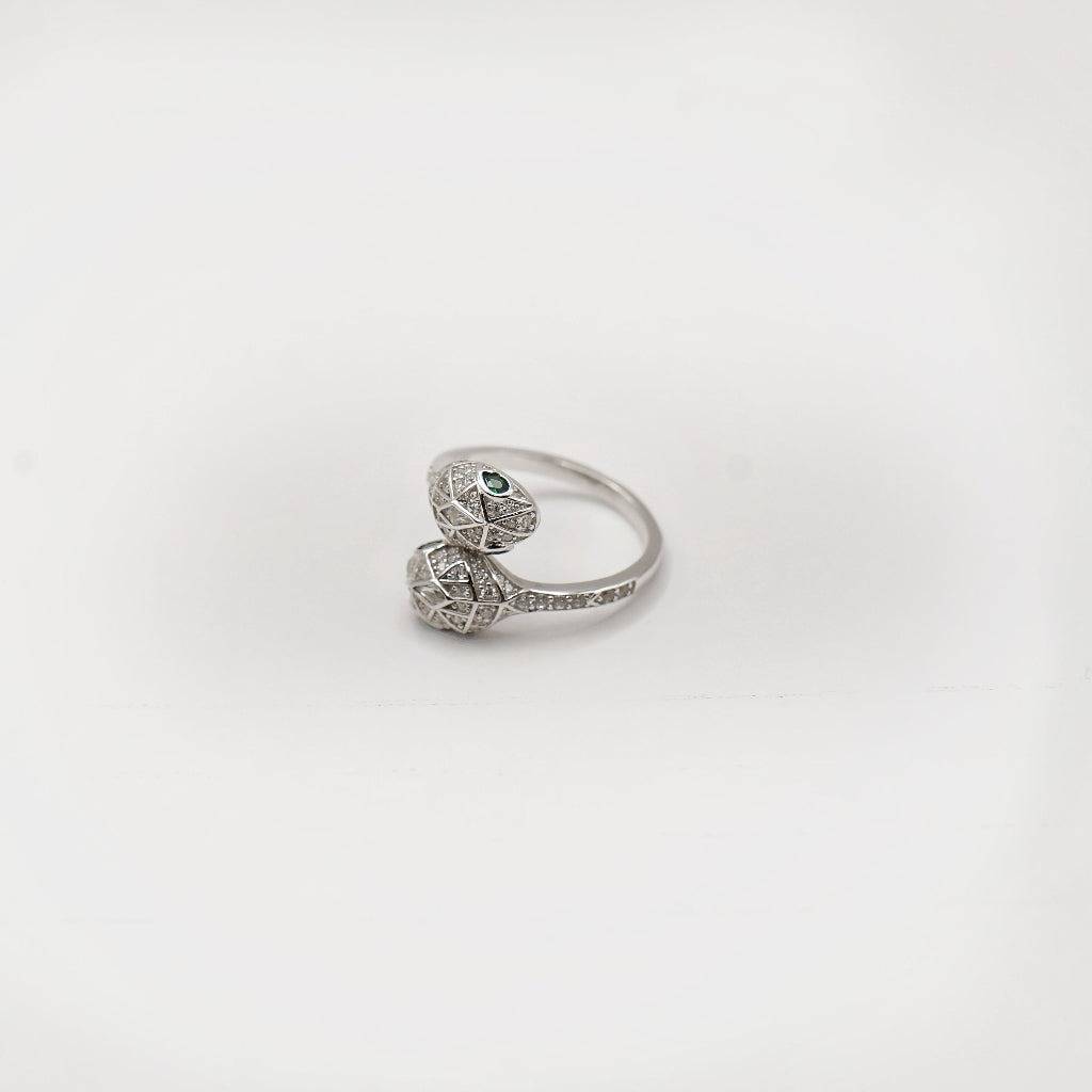 Sterling Silver Snake Wrap Ring : RGS021