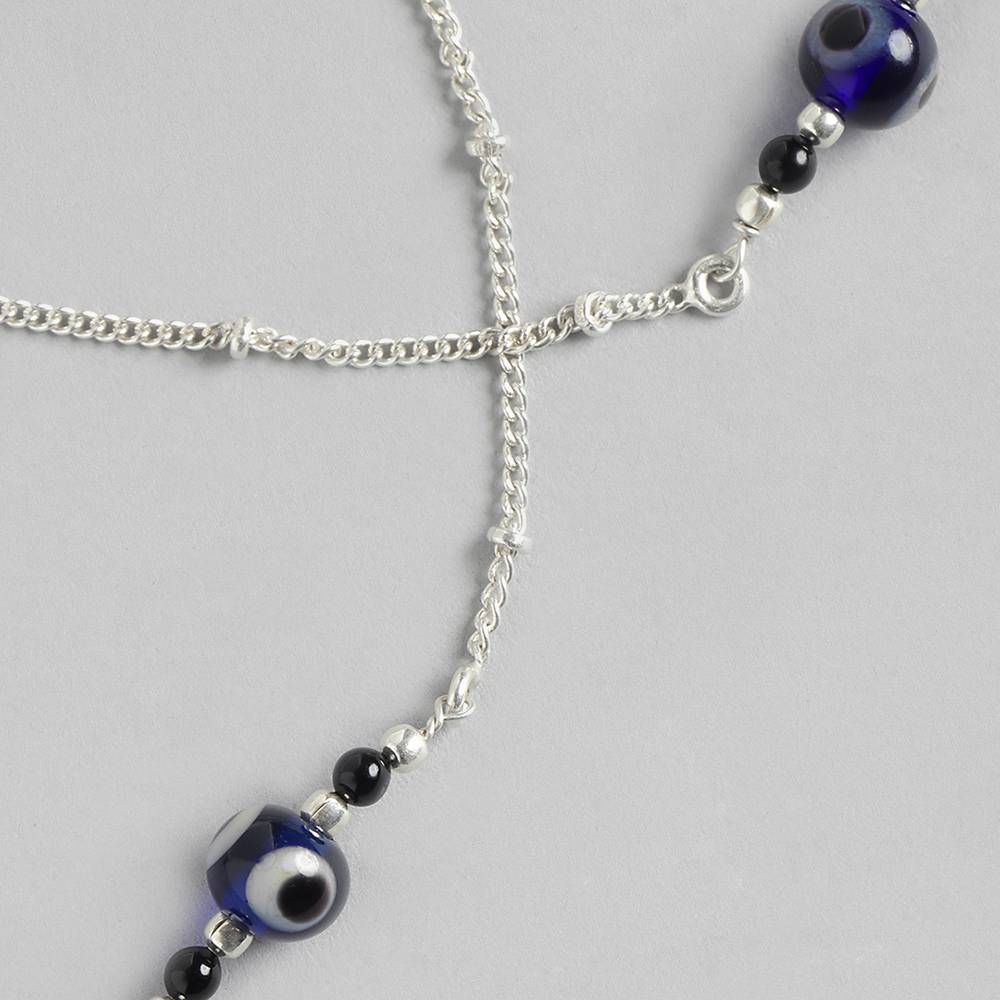 Silver 92.5 Evil Eye Anklets : Silver 92.5 Evil Eye Anklets : Silver 92.5 Evil Eye Anklets : Silver 92.5 Evil Eye Anklet