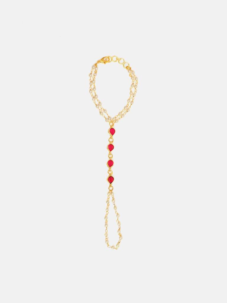 Ruby Raang Mannat Pearl Haath Phool : RRKDEC25-38