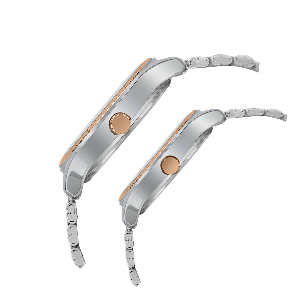 Timex Round 42Mm Dial Analog Pair Watch - Tw0Pre001 : TW0PRE003