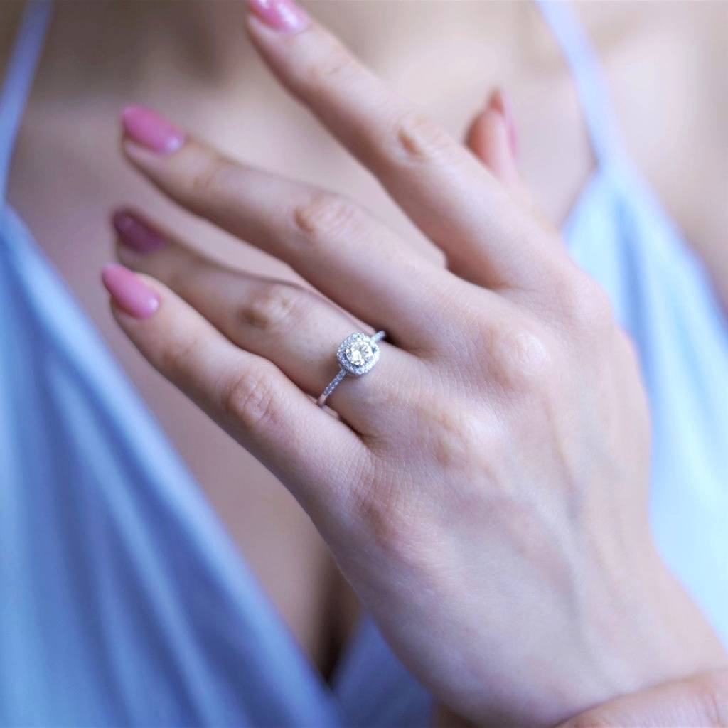 Date Night Staple Solitaire 925 Silver Ring (Adjustable) : RNG-40046