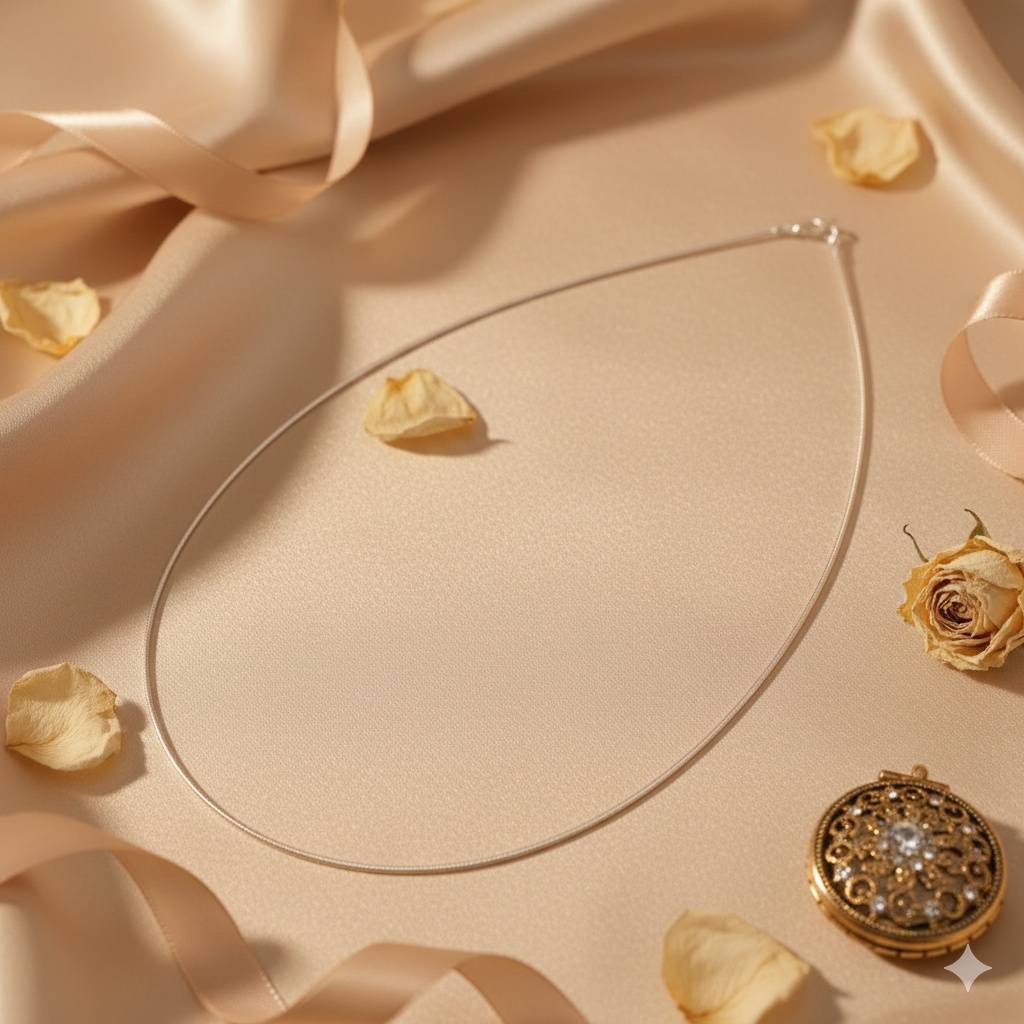 925 Pure Silver Minimalist Neck Chain : CH1011