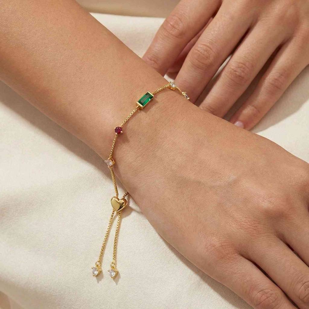Multi-Colour Heart Bracelet : ACB00112