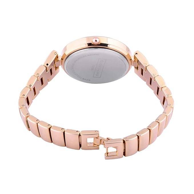 Analog Stylish | Trendy Watch For Women'S Water Resistant With Crystal Studded Dial And Unique Design Metal Strap W : C2196-22
