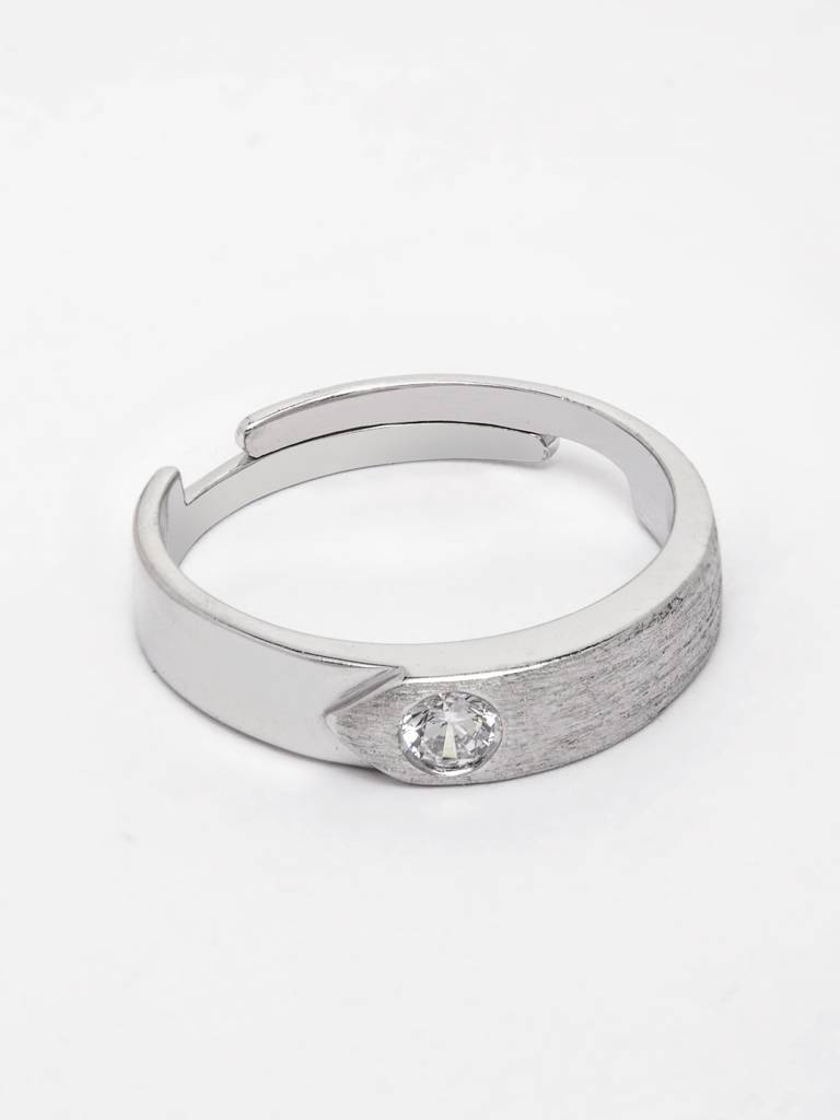 Pure 925 Sterling Silver Belt Adjustable Ring Gift For Women And Girls : CSCPLR9_F