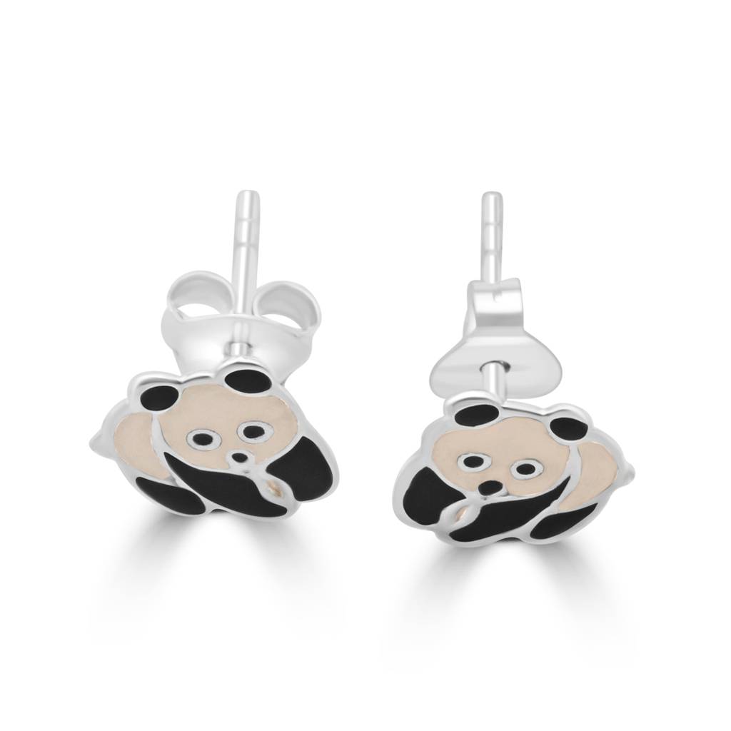 Sculpted Sterling Silver Animal Stud Earrings For A Chic And Playful Addition To Any Outfit : TWP1253