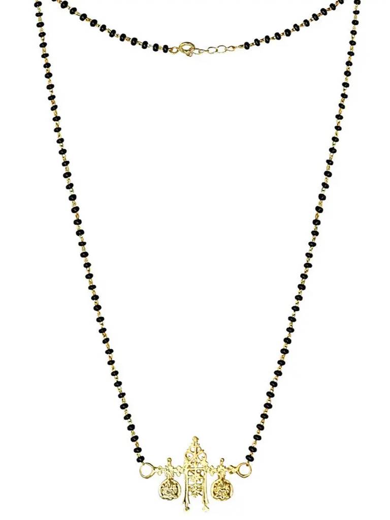 Goddess Lakshmi Sterling Silver Mangalsutra : U100SG015N0171