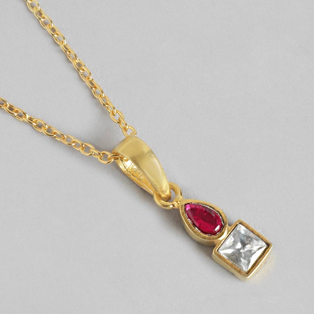 This Pure 92.5 Silver Necklace With The Pink And White Kundan Stone Is A Graceful Masterpiece That Radiates Sophisticati