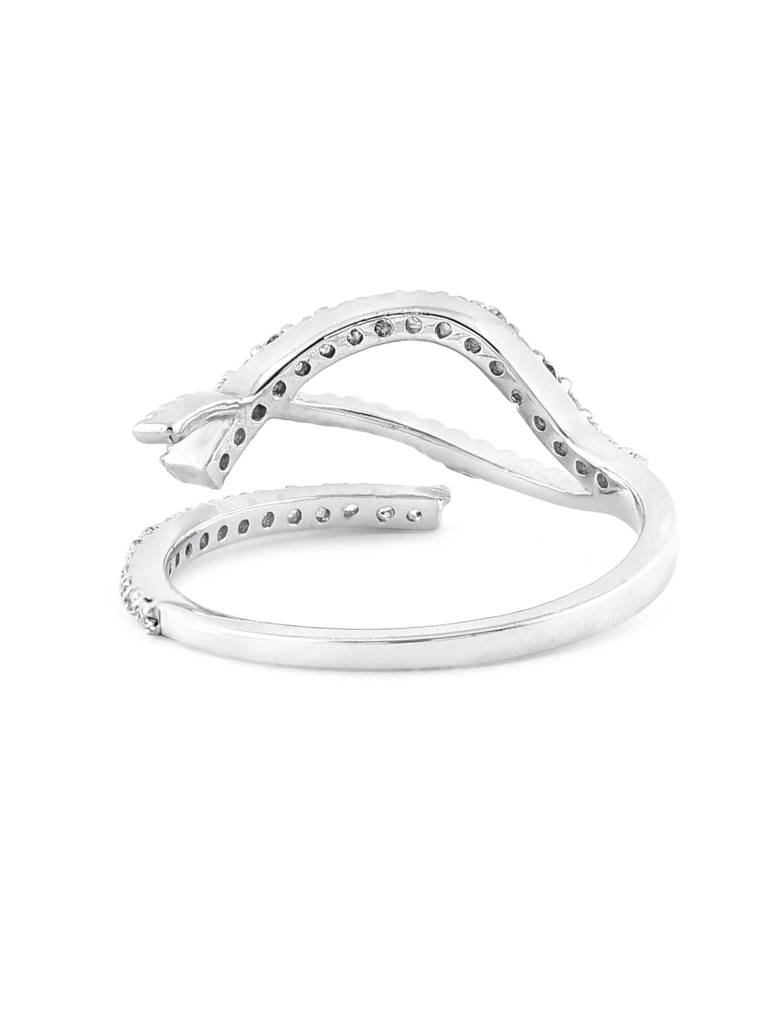 925 Silver Almost Infinity Ring